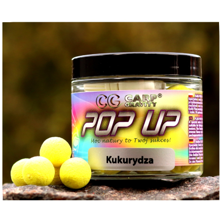 Kulka Pop Up FLUO Kukurydza 15mm słoik 200ml